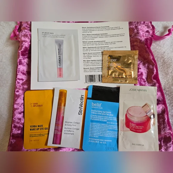 Assorted Skincare Sample Set with Pink Pouch - Picture 8 of 8